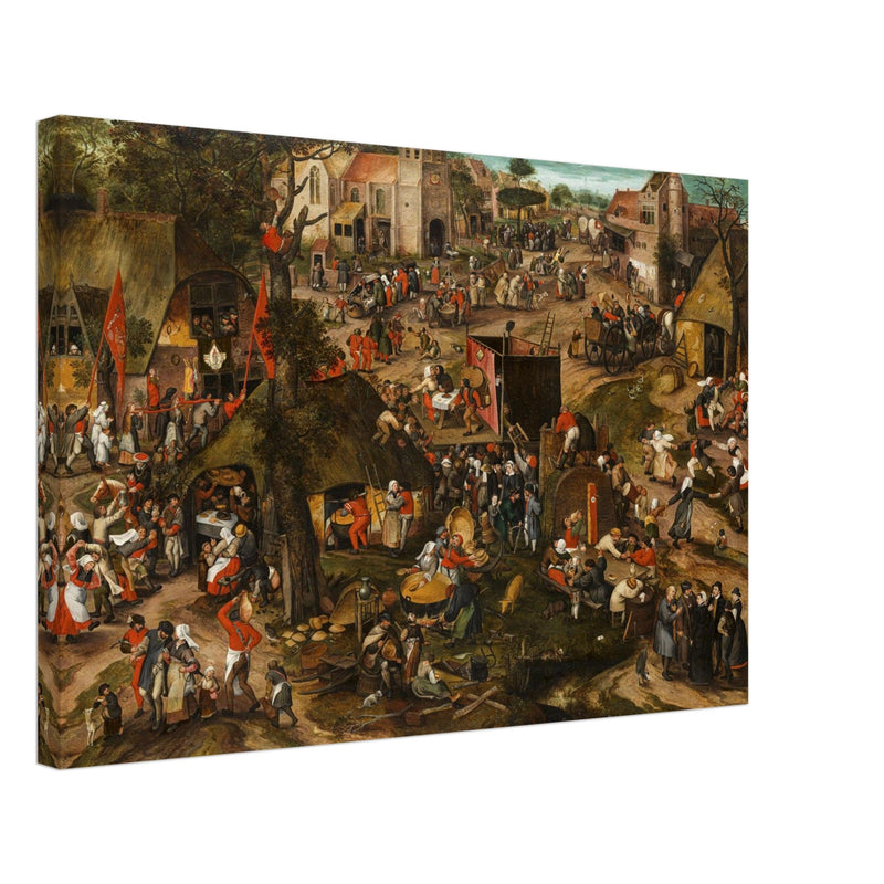 A Flemish Kermis with a Performance of the Farce by Peeter Baltens.
