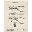 Vintage Adjustable Nut Cracker patent by William H. Edwards.