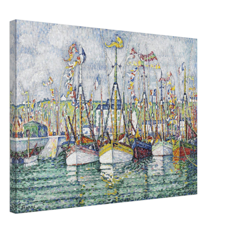 Paul Signac Blessing of the Tuna Fleet at Groix painting