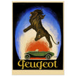 Peugot vintage advertising by Leonetto Cappiello 1925 poster .