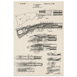 Firearm historic patent 1900. Matte paper