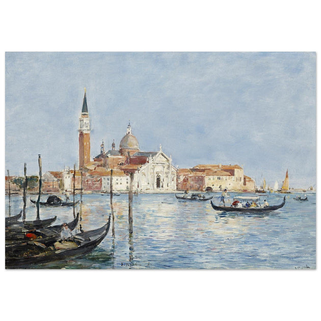 Venice San Giorgio Maggiore church by Eugene Boudin
