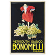 White Vermouth aperitif drink Bonomelli vintage advertising. Fine art  poster by Luciano Achille Mauzan 1932