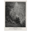 Gustave Dore The Bible engraving print . Jacob's dream.