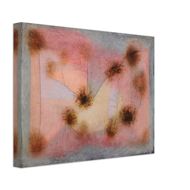 Paul Klee Hardy plants abstract painting.