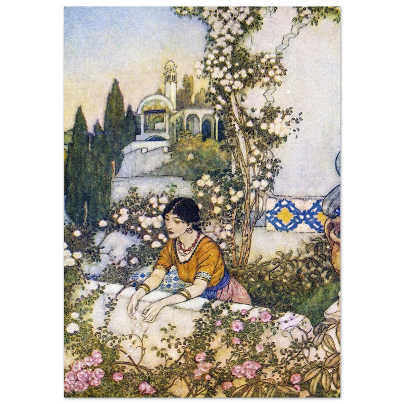 Edmund Dulac The Rubaiyat of Omar Khayyam vintage illustration.