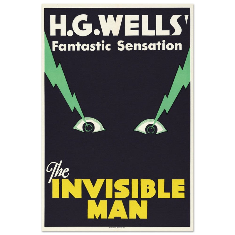 The Invisible Man movie poster.