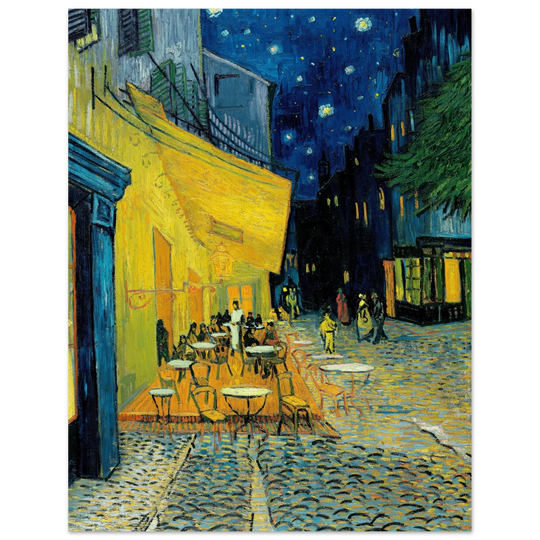 Terrace of a café at night Place du Forum by Vincent Van Gogh