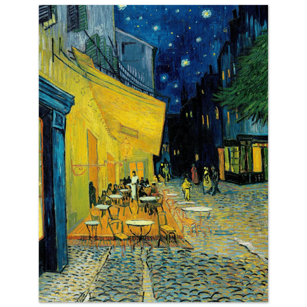 Terrace of a café at night Place du Forum by Vincent Van Gogh