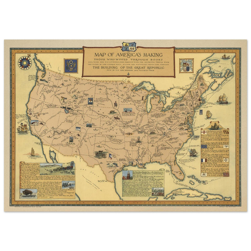 The Map of America’s Making by Paul Mayo Paine.