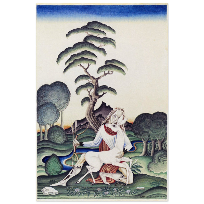 Kay Nielsen and his illustration to The Enchanted Hind from Red Magic.
