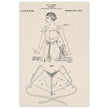 Brassiere patent drawing by M P Jacob.