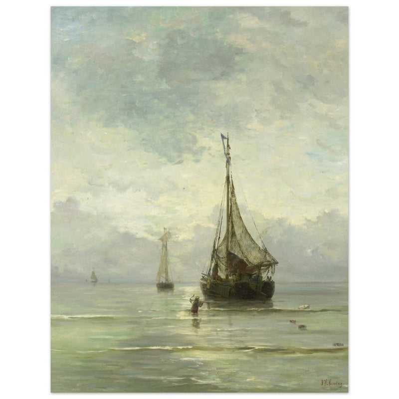 Calm see ( Kalme zee)  by Hendrik Willem Mesda.