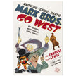 Marx Bros Go West movie poster.