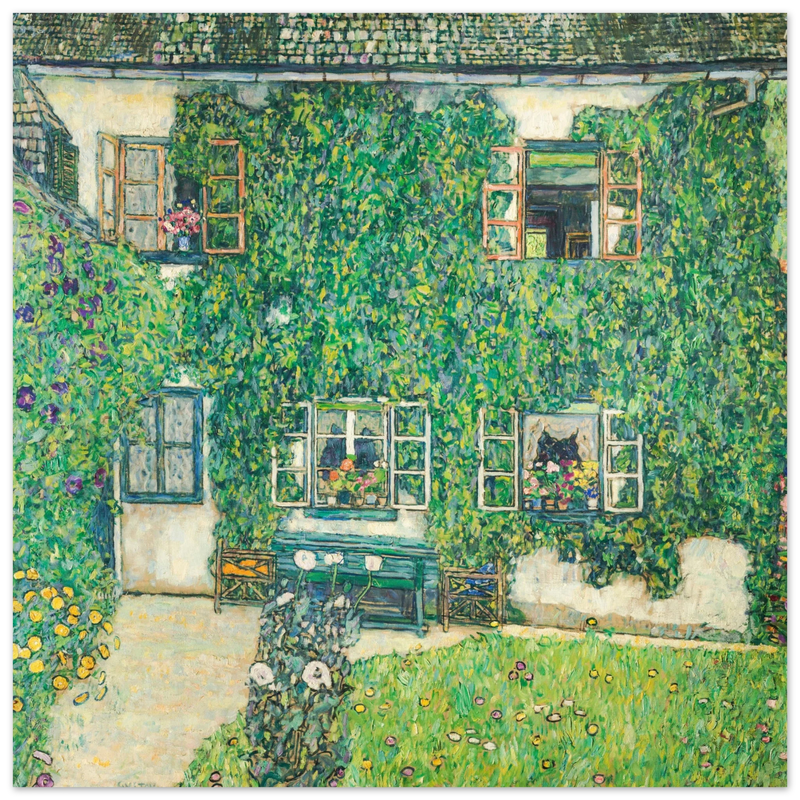 Gustav Klimt Forester's House in Weissenbach II Garden .