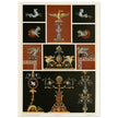 Mural frescoes paintings in Pompeii engravings by Fausto and Felice Niccolini.