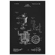 Carbureter vintage patent illustration by John Ford.