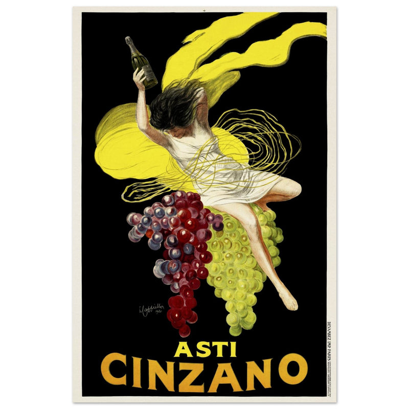 Asti Cinzano vintage poster advertising by Leonetto Cappiello.