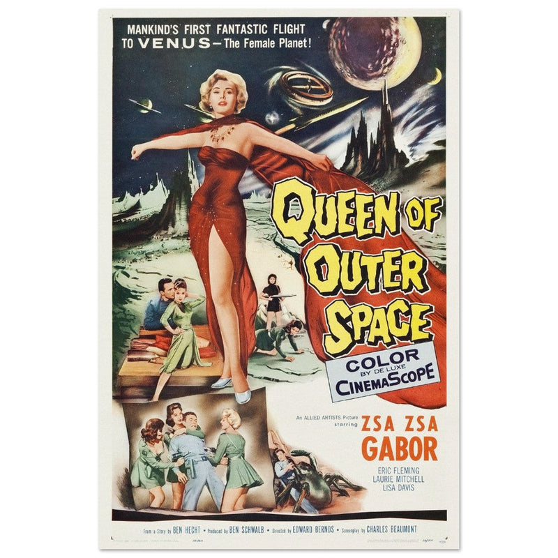 Queen of Outer Space movie poster.