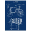 Motor Vehicle patent drawing by James Frank Duryea.