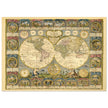 Ancient world map of 1776 by Abbe Clouet Double hemisphere world map.