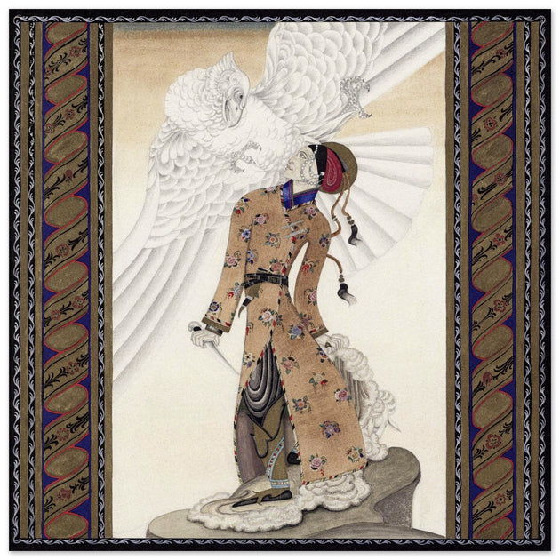Kay Nielsen Arabian Nights illustration The Tale of the Third Dervish Prince and Roc bird
