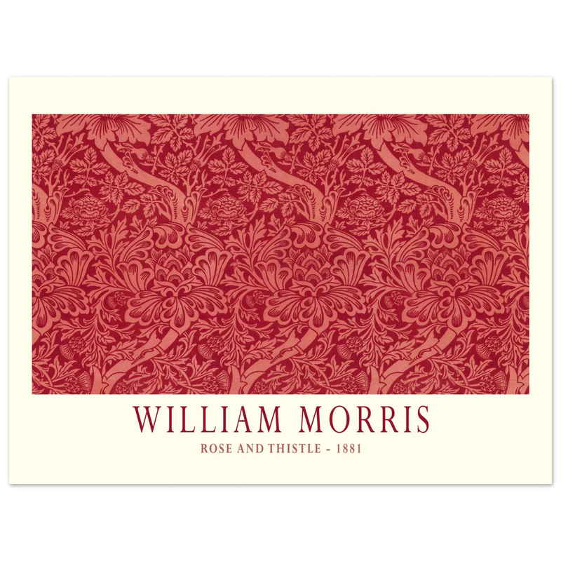 William Morris Rose and Thistle 1881.