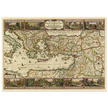 Ancient map Geographic Description of the Travels of the Apostles and the Journeys of Paul by Nicolaes Visscher