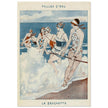 Poules d' Eau by Fabien Fabiano.  illustration of an illustration published in Fantasio Magazine in the 30s.