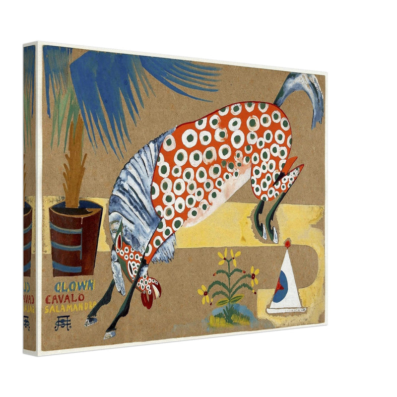 Clown, Horse, Salamander painting by Amadeo de Souza Cardoso