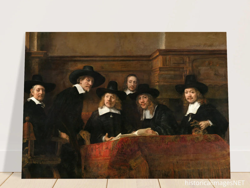 Rembrandt painting The Syndics 1662 Poster