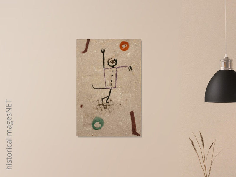 Paul Klee Arie des Tenor Buffo abstract painting.