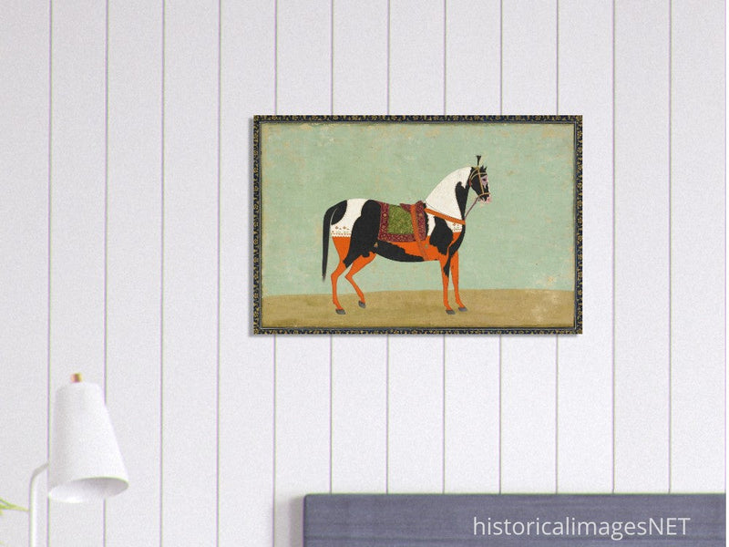 A horse painting. Unknown author of the XIX Century.