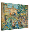 Canaletto antique painting in Venice Italy. Bacino di S. Marco.