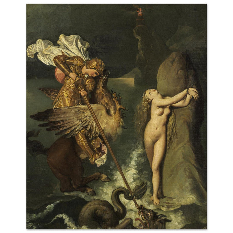 Angelica saved by Ruggiero painting Jean Auguste-Dominique Ingres