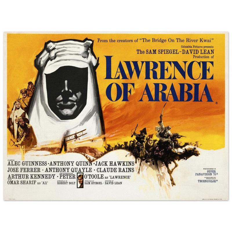 Lawrence of Arabia movie poster.