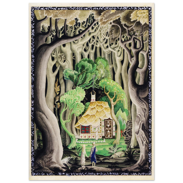 Kay Nielsen and his illustration  for Hansel and Gretel.