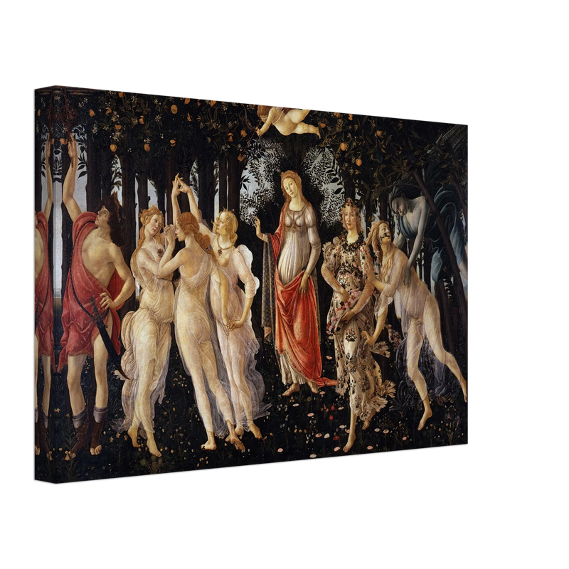 Canvas La Primavera ( Spring ) by Sandro Botticelli 1481-1482