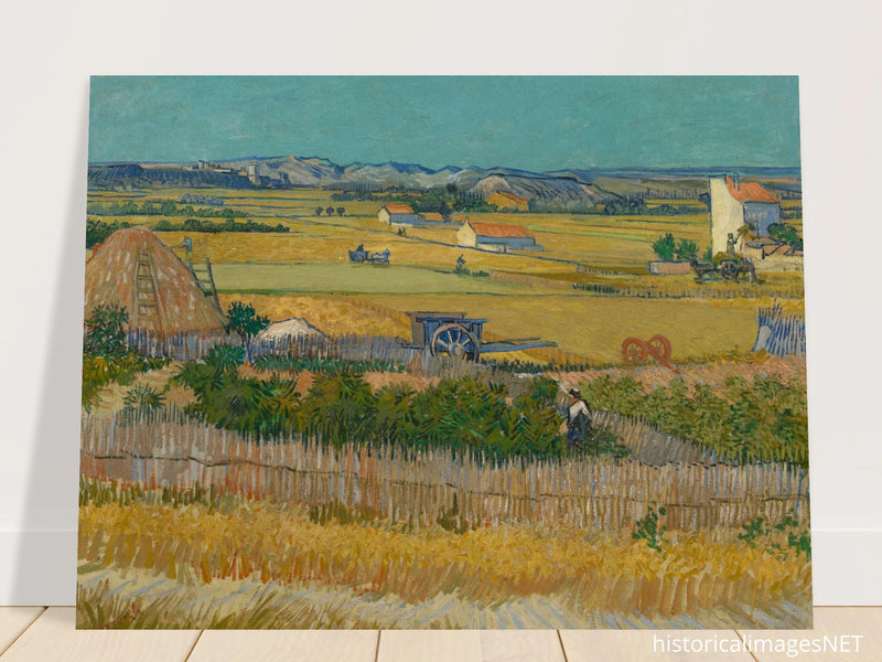 The harvest by Vincent Van Gogh