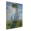 Woman with a Parasol Madame Monet and Her Son by Claude Monet