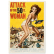 Attack of the 50 ft Woman movie poster.