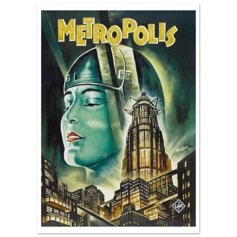 Metropolis movie poster.