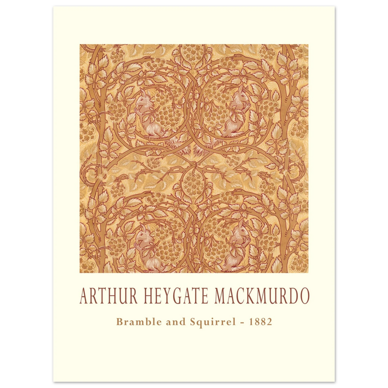 Arthur Heygate Mackmurdo Bramble and Squirrel .