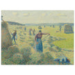 La Recolte des Foins  Eragny. The haymaking Eragny by Camille Pissarro 1887.
