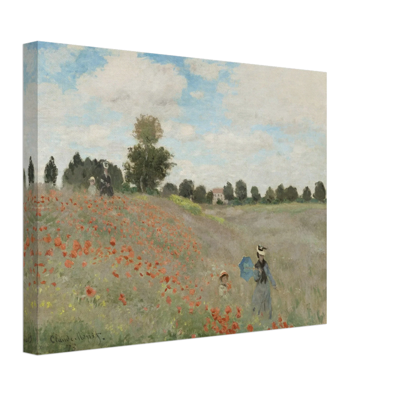 Poppy Field by Claude Monet