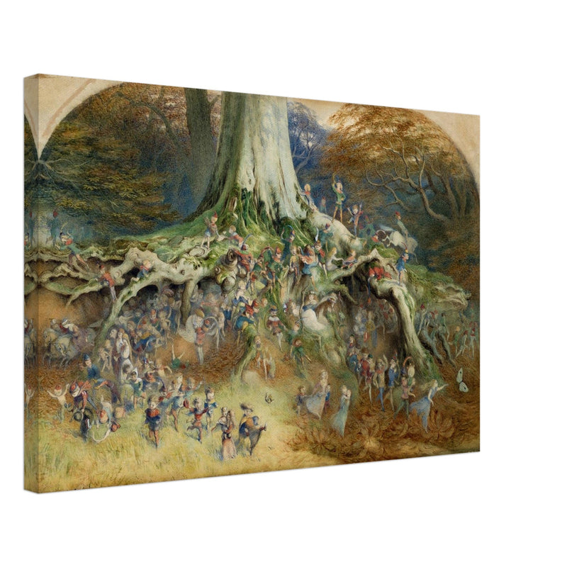 The Enchanted Tree fairy tale painting by Richard Doyle.