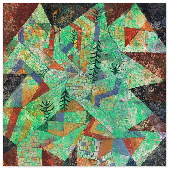 Paul Klee Wald Bau ( Forest construction )