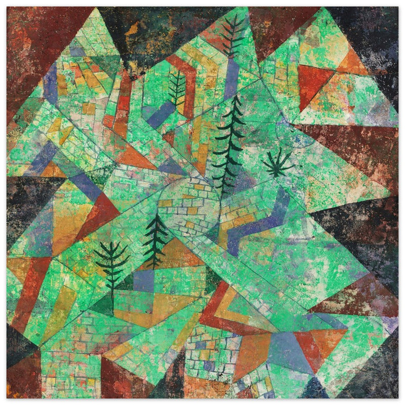Paul Klee Wald Bau ( Forest construction )