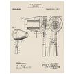 Hair Drier patent drawing by G M Kazanjian