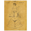 Brassiere patent drawing by M P Jacob.